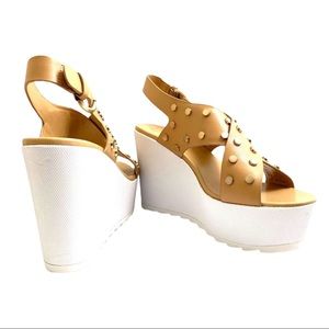 Marc Fisher LTD Kiki Studded Wedge Sandal